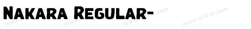 Nakara Regular字体转换